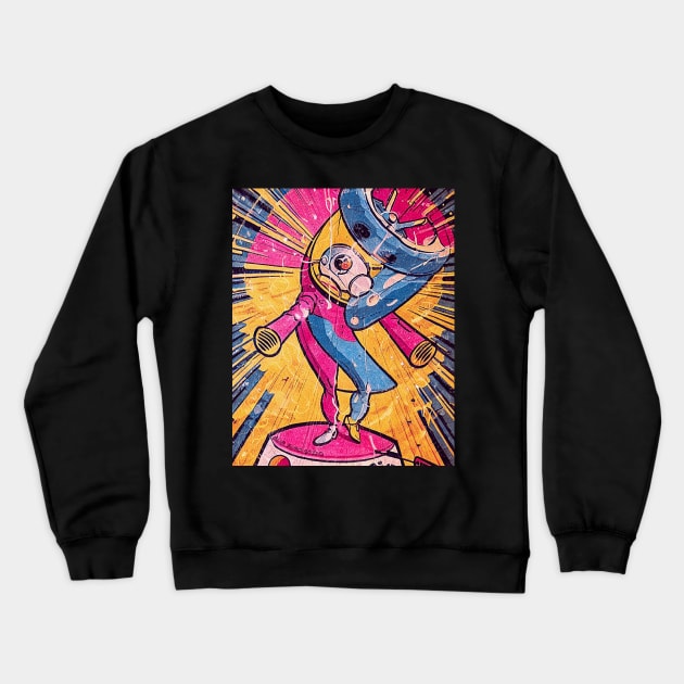 Alien Dance Crewneck Sweatshirt by SlimSumoStudio